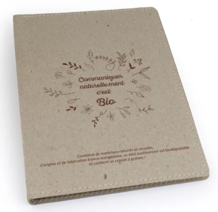 idr126b-Conférencier A5 en carton recyclé idr126b-Conférencier A5 en carton recyclé