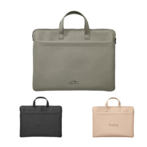 Sacoche ordinateur en pulpe de pomme recyclée