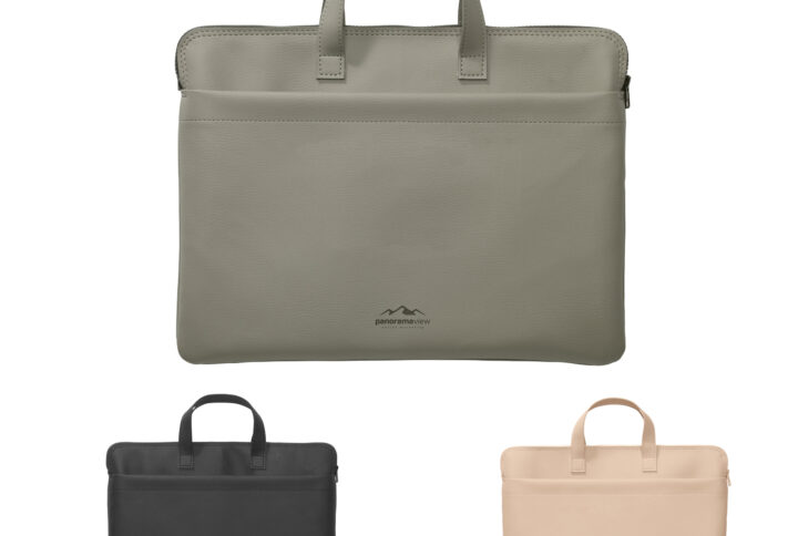 Sacoche ordinateur en pulpe de pomme recyclée