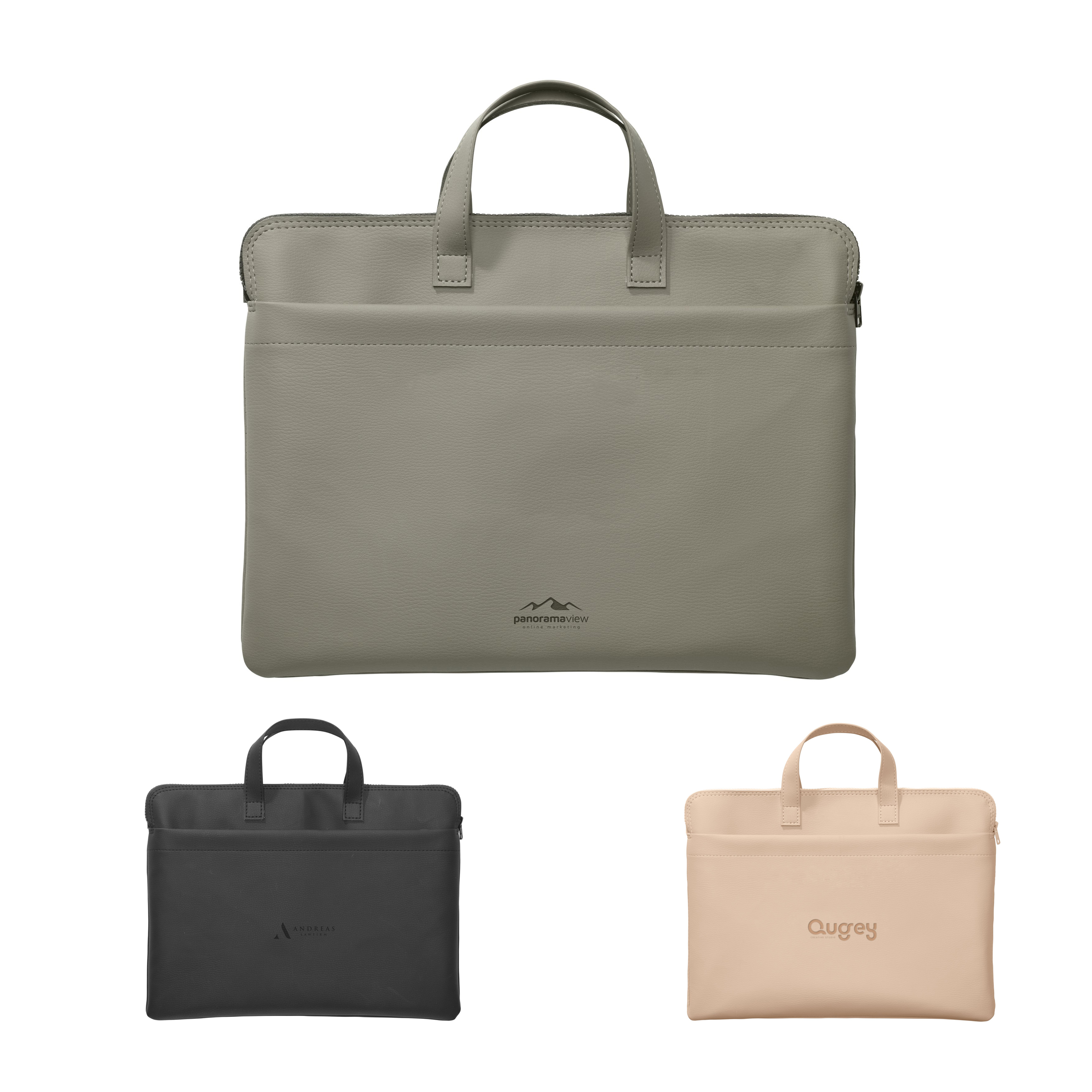 Sacoche ordinateur en pulpe de pomme recyclée Sacoche ordinateur en pulpe de pomme recyclée