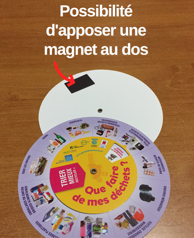 Disque de tri sélectif Disque de tri sélectif