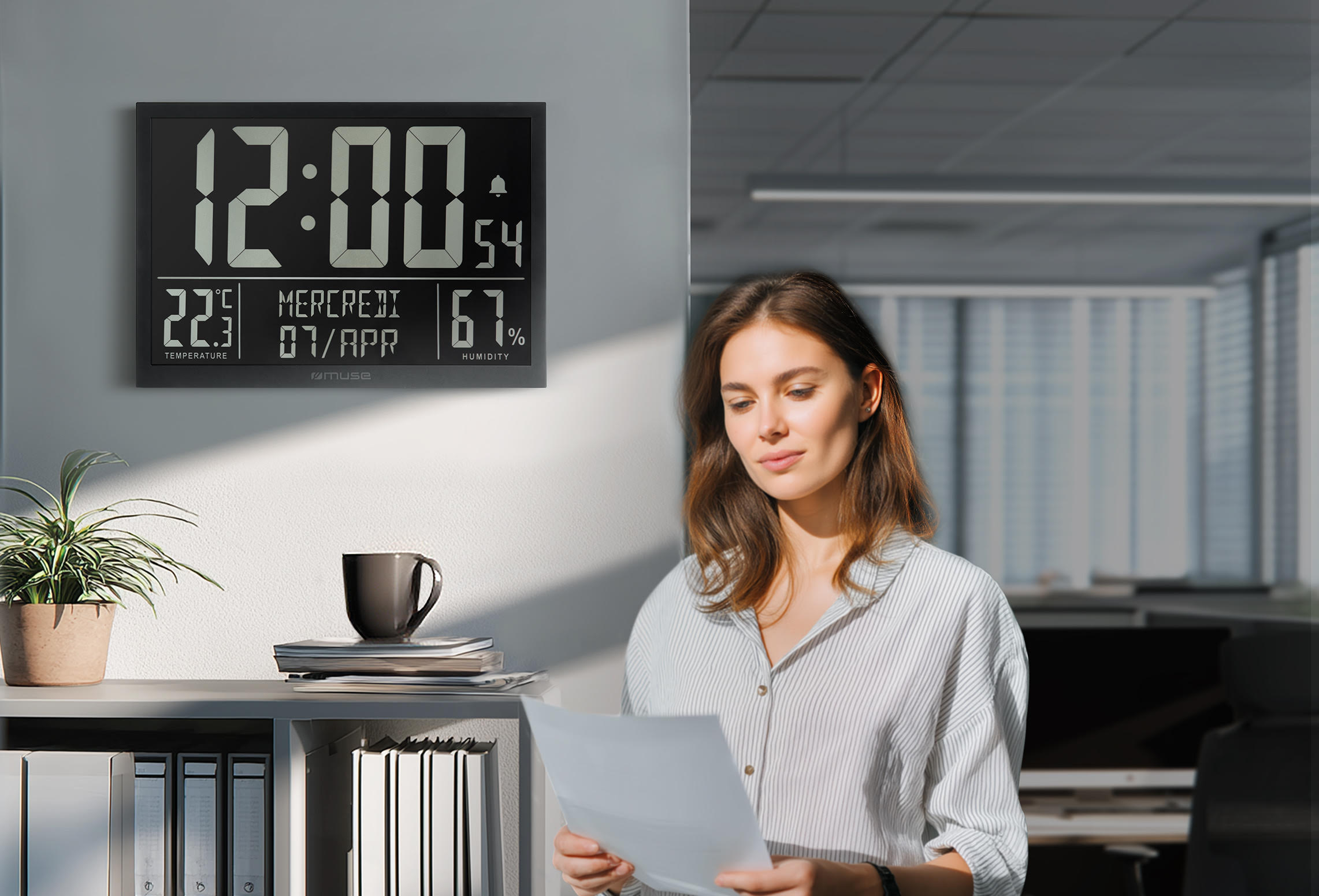 Pendule murale digitale Pendule murale digitale